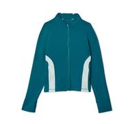 Amazon Essentials Chaqueta Ligera Deportiva FormFlex con Cremallera Completa y Colores en Contraste para Yoga y Entrenamiento Niñas