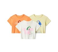 Amazon Essentials Conjunto de Camisetas de Disney para niñas, Paquete de 3, Moana Adventure, Talla M