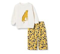 Amazon Essentials Conjunto de Sudadera y Pantalón de Chándal de Felpa Francesa Unisex Bebés, Pack de 2, Animal/Guepardo Graphic, Prematuro