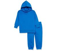 Amazon Essentials Conjunto de Sudaderas con diseño Actual Unisex Niño, Pack de 2, Azul Brillante, 11-12 años