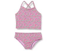 Amazon Essentials Conjunto de Tankini para niña, Color Lila, Rosa Intenso, Floral, Talla M