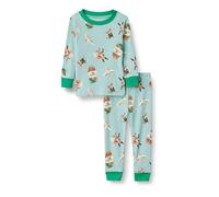 Amazon Essentials Conjuntos de Pijama Ceñidos de Algodón Niño, Amigos Del Bosque, 11-12 años