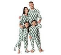 Amazon Essentials Conjuntos de Pijama Familiares para Navidad a Juego Unisex Bebés, Pack de 3, Árboles de Invierno, 0-3 Meses