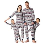 Amazon Essentials Conjuntos de Pijama Familiares para Navidad a Juego Unisex Bebés, Pack de 3, Winter Fairisle, 12 Meses