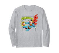 Amazon Essentials DC Comics Superman Action Punch Comic Square Manga Larga