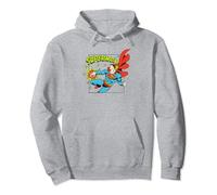 Amazon Essentials DC Comics Superman Action Punch Comic Square Sudadera con Capucha