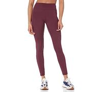 Amazon Essentials Diseña Tus Propios Leggings Largos con Cintura Media (Disponibles en Tallas Grandes) (Anteriormente Core 10) Mujer, Burdeos Oscuro, L