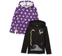 Amazon Essentials Disney | Marvel | Star Wars Camisetas de Manga Larga con Capucha Ligeras Niño, Pack de 2, Nightmare Scream, 9 años