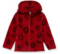 Amazon Essentials Disney | Marvel | Star Wars Chaqueta de Forro Polar con Capucha y Cremallera Completa Niño, Marvel Logo, 3 años