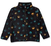 Amazon Essentials Disney | Marvel | Star Wars Chaqueta de forro polar con cremallera completa y cuello Perkins Niño, Star Wars, 3 años