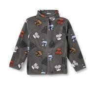 Amazon Essentials Disney | Marvel | Star Wars Chaqueta de forro polar con cremallera completa y cuello Perkins Niño, Star Wars Darth Vader, 11-12 años