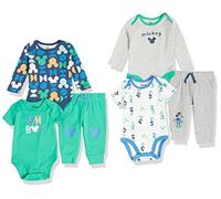 Amazon Essentials Disney | Marvel | Star Wars Conjunto de 6 Piezas Unisex Bebés, Pack de 6, Mickey Oh Boy, 24 Meses
