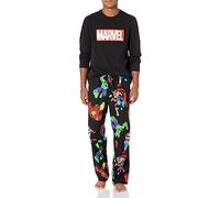 Amazon Essentials Disney | Marvel | Star Wars Conjunto de Pijama en Franela Hombre, Marvel Avengers - Mens Flannel, XS