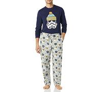 Amazon Essentials Disney | Marvel | Star Wars Conjunto de Pijama en Franela Hombre, Star Wars Winter - Mens, XXL