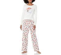 Amazon Essentials Disney | Marvel | Star Wars Conjunto de Pijama en Franela Mujer, Star Wars Mando Winter - Womens, XXL