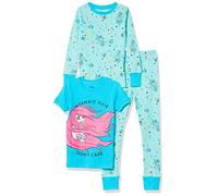Amazon Essentials Disney | Marvel | Star Wars Conjunto de Pijama Niña, Melena de Princesa Sirena, 10 años