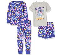 Amazon Essentials Disney | Marvel | Star Wars Conjunto de Pijama Niña, Stitch Caramelo, 2 años