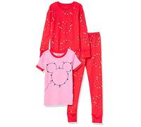 Amazon Essentials Disney | Marvel | Star Wars Conjunto de Pijama Niña, Vacaciones de Mickey, 9 años