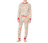 Amazon Essentials Disney | Marvel | Star Wars Conjuntos de pijama ajustado Hombre, Marvel Holiday Bricks - Mens Snug-fit, XXL