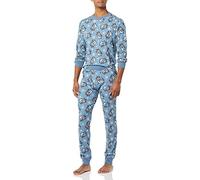 Amazon Essentials Disney | Marvel | Star Wars Conjuntos de pijama ajustado Hombre, Nightmare Santa Jack - Mens Snug-fit, S