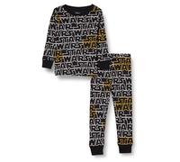 Amazon Essentials Disney | Marvel | Star Wars Conjuntos de Pijama Ceñidos de Algodón Niño, Star Wars Logo - Baby And Kids, 10 años