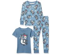 Amazon Essentials Disney | Marvel | Star Wars Conjuntos de Pijama Ceñidos de Algodón Unisex Niño, Nightmare Santa Jack, 3 años