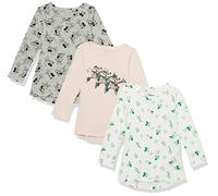 Amazon Essentials Disney | Marvel | Star Wars | Frozen | Princess Camisetas Tipo túnica de Manga Larga Niña, Pack de 3, Minnie Joy, 11-12 años