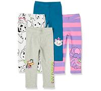Amazon Essentials Disney | Marvel | Star Wars | Frozen | Princess Leggings Niña, Pack de 4, Disney Cats and Dogs, 9 años