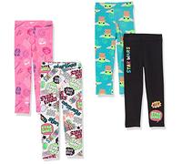 Amazon Essentials Disney | Marvel | Star Wars | Frozen | Princess Leggings Niña, Pack de 4, Star Wars Niño, 9 años