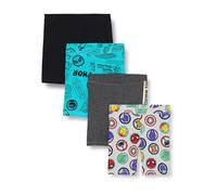 Amazon Essentials Disney | Marvel | Star Wars | Frozen | Princess Pantalón Corto de Ciclismo Niña, Pack de 4, Iconos de Marvel, 11-12 años