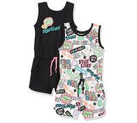 Amazon Essentials Disney | Marvel | Star Wars | Frozen | Princess Peleles sin Mangas de Punto Niña, Pack de 2, Star Wars, 11-12 años