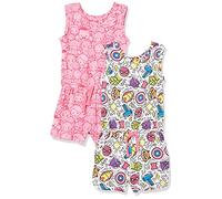 Amazon Essentials Disney | Marvel | Star Wars | Frozen | Princess Peleles sin Mangas de Punto Niña, Pack de 2, Festive Marvel - Kids, 2 años