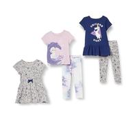 Amazon Essentials Disney | Marvel | Star Wars | Frozen | Princess Piezas para Combinar Niña, Pack de 5, Frozen Elsa Y Olaf, 6-7 años