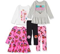 Amazon Essentials Disney | Marvel | Star Wars | Frozen | Princess Piezas para Combinar Niña, Pack de 5, Marvel Spiderman, 6-7 años