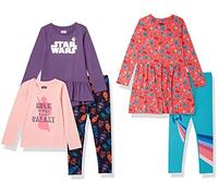 Amazon Essentials Disney | Marvel | Star Wars | Frozen | Princess Piezas para Combinar Niña, Pack de 5, Star Wars Rule The Galaxy (Gobernar La Galaxia), 2 años