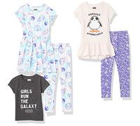 Amazon Essentials Disney | Marvel | Star Wars | Frozen | Princess Piezas para Combinar Niña, Pack de 5, Star Wars/Pingüino, 3 años
