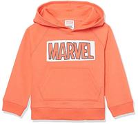 Amazon Essentials Disney | Marvel | Star Wars | Frozen | Princess Sudadera de Forro Polar con Capucha y sin Cierre Niña, Marvel Logo, 6-7 años