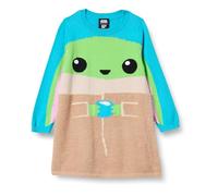 Amazon Essentials Disney | Marvel | Star Wars | Frozen | Princess Vestidos de Punto (Previamente Spotted Zebra) Niña, Fluo, Star Wars Niño, 3 años