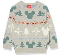 Amazon Essentials Disney | Marvel | Star Wars Jerséis con cuello redondo Niño, Mickey Fair Isle - Boys, 11-12 años