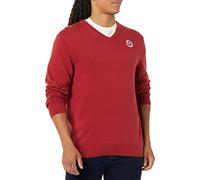 Amazon Essentials Disney | Marvel | Star Wars Jersey con Cuello de Pico Hombre, Marvel Captain America, S