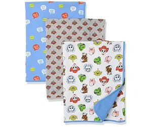 Amazon Essentials Disney | Marvel | Star Wars Mantas Niño, Pack de 3, Paquete de 3 Toy Story Play Nice, Talla única