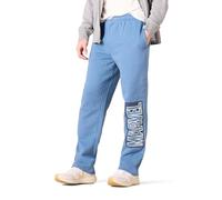 Amazon Essentials Disney | Marvel | Star Wars Pantalón de chándal de Forro Polar (Disponible en Tallas Grandes y Largos Especiales) Hombre, Marvel Logo, XS