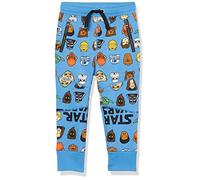 Amazon Essentials Disney | Marvel | Star Wars Pantalones Jogger de Forro Polar con Bolsillo con Cremallera (Previamente Spotted Zebra) Niño, Star Wars Hello Friend, 3 años