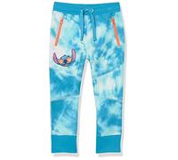 Amazon Essentials Disney | Marvel | Star Wars Pantalones Jogger de Forro Polar con Bolsillo con Cremallera (Previamente Spotted Zebra) Niño, Stitch Beach, 4 años