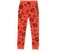 Amazon Essentials Disney | Marvel | Star Wars Pantalones Jogger de Forro Polar con Bolsillo con Cremallera (Previamente Spotted Zebra) Niño, Marvel Spiderman, 2 años
