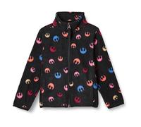 Amazon Essentials Disney | Marvel | Star Wars | Princess Chaqueta de Forro Polar con Cremallera Completa y Cuello Perkins Niña, Star Wars Rebelde, 5 años
