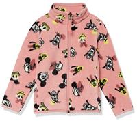Amazon Essentials Disney | Marvel | Star Wars | Princess Chaqueta de Forro Polar con Cremallera Completa y Cuello Perkins Niña, Minnie Y Sus Amigos, 4 años