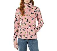Amazon Essentials Disney | Marvel | Star Wars | Princess Chaqueta de forro polar con cremallera completa y cuello Perkins Mujer, Minnie Y Sus Amigos, L