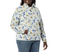 Amazon Essentials Disney | Marvel | Star Wars | Princess Chaquetas de forro polar con cuello perkins y cremallera de un cuarto Mujer, Mickey Y Sus Amigos, XL