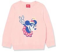 Amazon Essentials Disney | Marvel | Star Wars | Princess Jerséis con cuello redondo Niña, Minnie Peace - Girls, 5 años